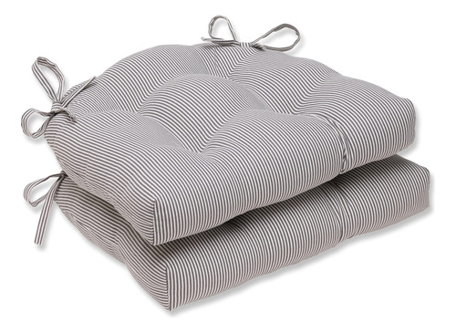 Pillow Perfect Oxford - Juego De 2 Almohadillas Reversibles