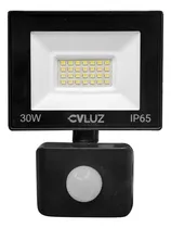 Comprar Reflectores Led Exterior 30w Sensor De Movimiento Intemperie Carcasa Negro Luz Blanco Frío