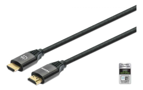 Cable Hdmi 8k - 3 M, Negro Manhattan 355957 /vc