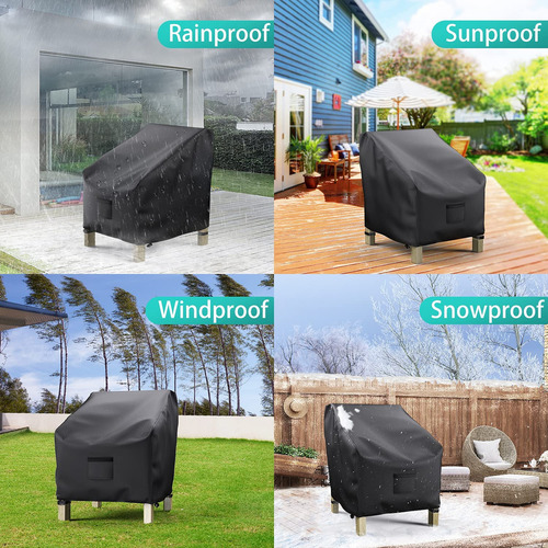 Fundas Para Sillas De Patio Impermeables Para Muebles 2 Pcs