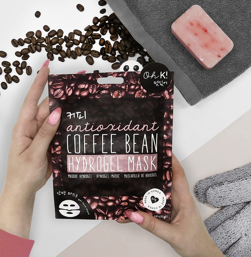 Oh K! Máscara Antioxidante de Hidrogel com Café - Coreia Tipo de Pele Mista