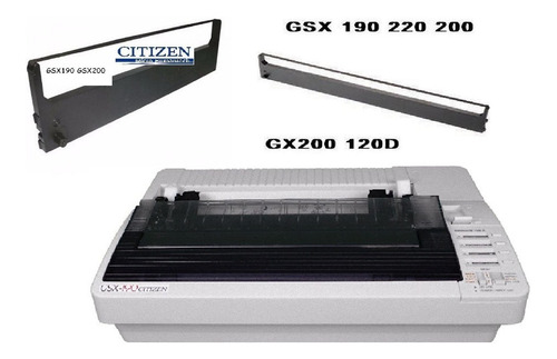  Cinta Impresora Citizen Serie Gsx190 200 220 240