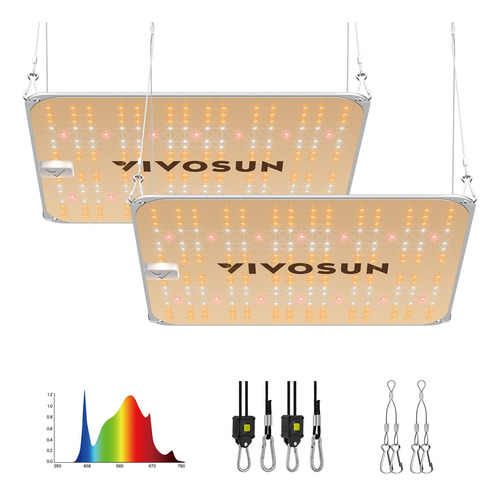 Luz De Cultivo Vivosun Natural 100 W 110v/220v 50-60 Hz, X2