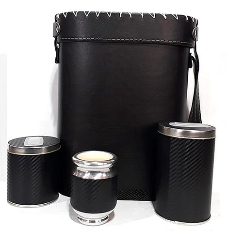 Set Matero Sin Termo Con Bolso, Latas Y Mate 