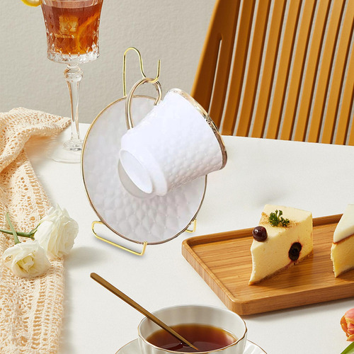 For Soporte Para Tazas Y Platillos De Té, Organizador Para