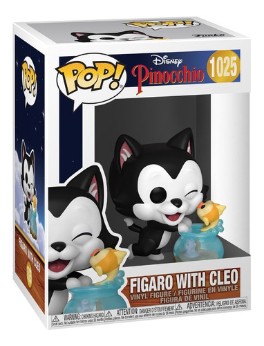 Funko Pop! Pinocho - Figaro With Cleo Disney  #1025 Original
