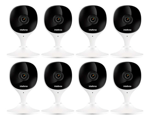 Kit 8 Câmeras Wi-fi Imx C Intelbras Inteligência Artificial