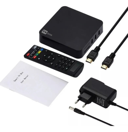 Tv Box Convertidor Smart Con Pelis 4k 128gb Azul Estándar