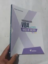 Comprar Libro Programación Vba Con Excel Base De Datos Manuel Torres