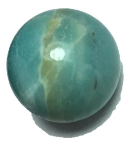1 Esfera Amazonita 3cm Amuleto Protector Piedra Natural Ujm
