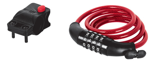 Candado De Cable Con Combinacion 8mm X 1 Metros Hermex