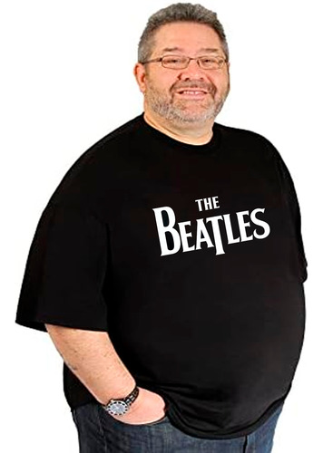 Polera Manga Corta Hombre Banda Musical Beatles Clasico Xxl