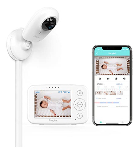 Simyke Video Baby Monitor Con Cámaras Y Audio - Xbg6 J