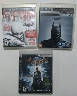 Trilogia Batman Arkham Ps3 | MercadoLivre ?