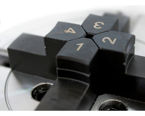 Jogo De Placas Com Castanha E Mordentes Para Torno De Madeir