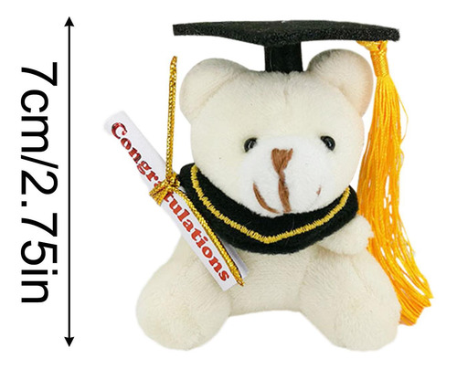 Bear Plush 1 Set Graduation Bear Figure Plush Animal Doll Wi