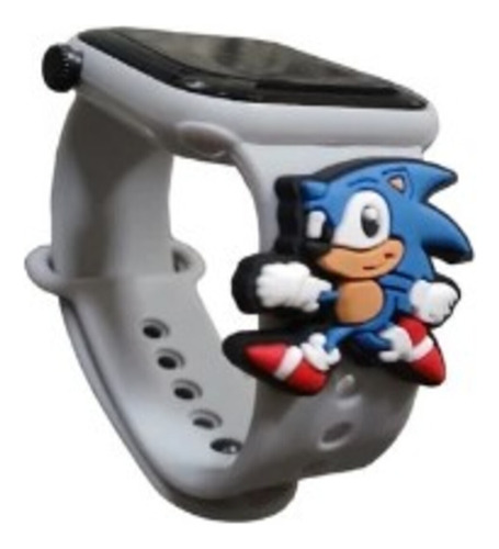 Relógio Digital Infantil Sonic Resistente À Água_cinza