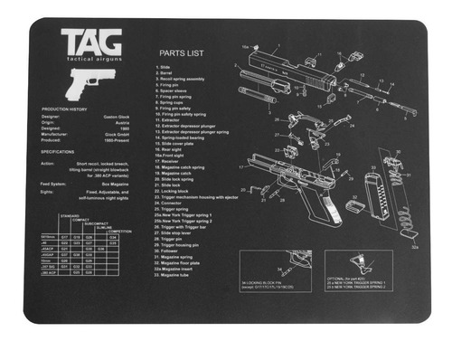 Imagem 1 de 4 de Gunmat Tapete Para Limpeza De Armas Gunpad Ntk