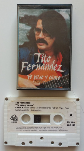 Cassette - Tito Fernandez Roberto Parra - Yo Paso Guitarra 