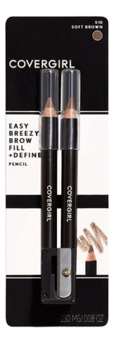 Crayon Para Cejas Covergirl Easy Breezy Brow Fill+define Color 510 Soft Brown