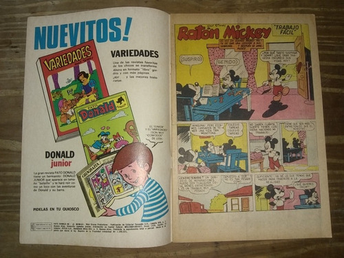 Revista Pato Donald. Ed Tucumán Pincel. 1970, 80. 11 Xunidad (Usado)