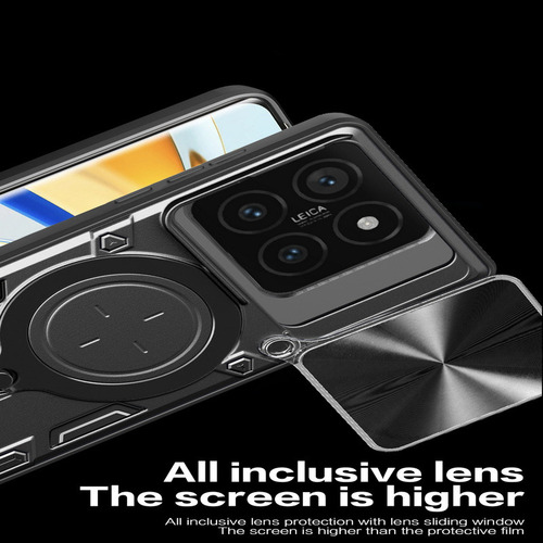Pm Funda Con Soporte Magnético Para Xiaomi 14t Pro 5g