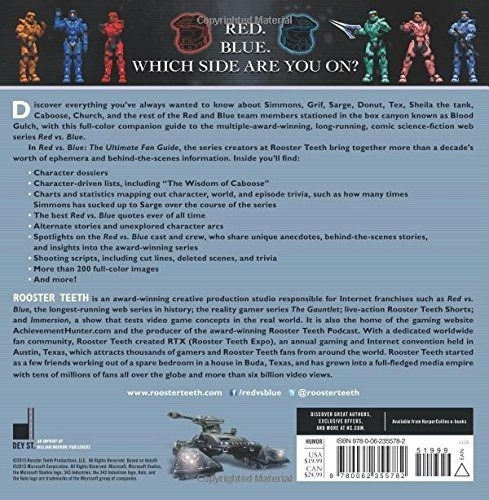 Red Vs. Blue The Ultimate Fan Guide - Rooster Teeth, de Rooster Teeth. Editorial Dey Street Books en inglés