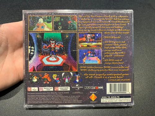 Crash Bandicoot 2: Cortex Strikes Back Sony Playstation Ps1 (Usado)