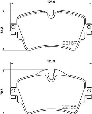 Imagen 2 de 3 de Balatas Brembo (d) Low Met Mini Cooper S F55 F56 F57 14-20