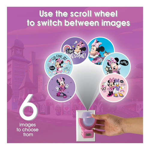 Projectables De Disney Disney Minnie Mouse Lideró La Luz A