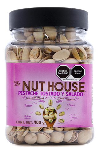 The Nut House - Pistache Tostado Y Salado - Vitrolero 400g