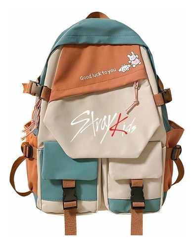 Nueva Mochila Escolar Stray Kids, Mochila Popular Estudiante