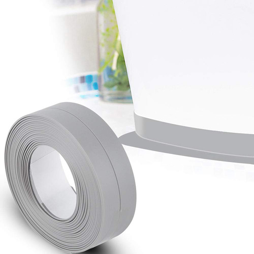 Sellador De Fregadero Autoadhesivo Impermeable De Pvc Gris D