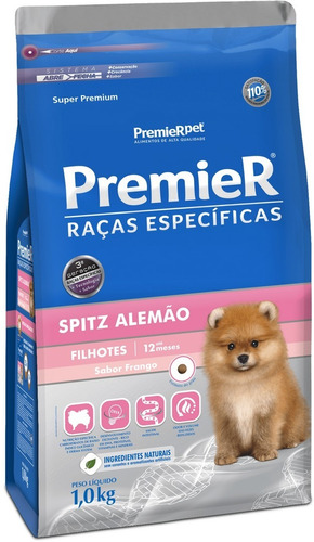 Ração Premier Spitz Alemão Filhote 1kg