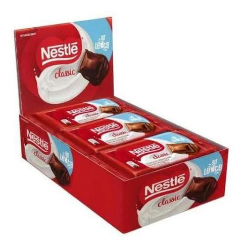 Chocolate Classic Ao Leite Caixa Com 22x22,5gr - Nestlé