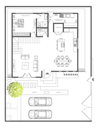 Planos De Casa Moderna 10x10 M