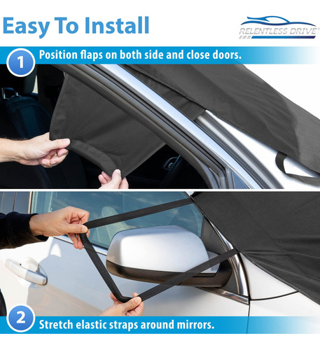 Kit De Funda De Parabrisas Para Coche Para Hielo Y Nieve Inc