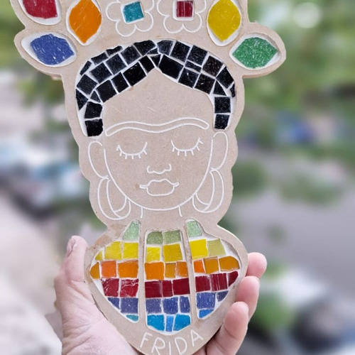 Kit Mosaico Pequeños Artistas Frida Kahlo