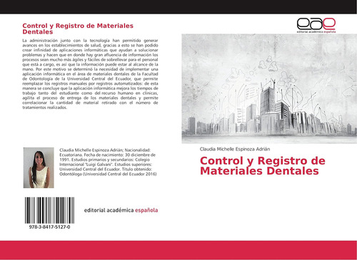 Libro: Control Y Registro De Materiales Dentales (spanish Ed