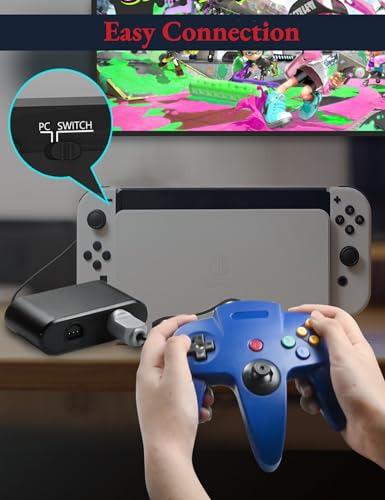 Bewinner Pack Adaptador Usb N64 Para Switch Y Pc