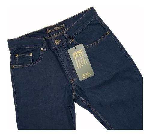 Calça Jeans Sarja 100% Algodão Reta Trabalho Promoçao Frete 