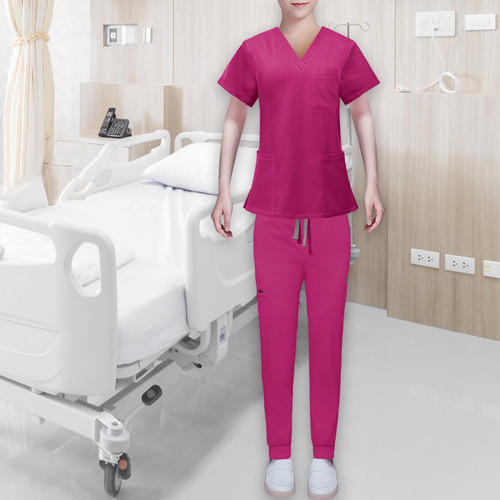 Los Uniformes Friegan Los Trajes De Trabajo De Enfermería