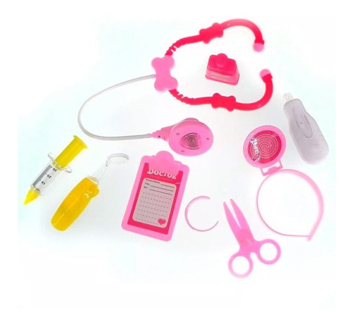 Set Valijita De Doctora Completo Juguete Con Luces Para Nena