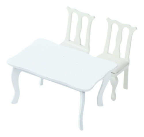 1:12 Juego De Mesa Y Silla De Casa De Muñecas, Manualidades