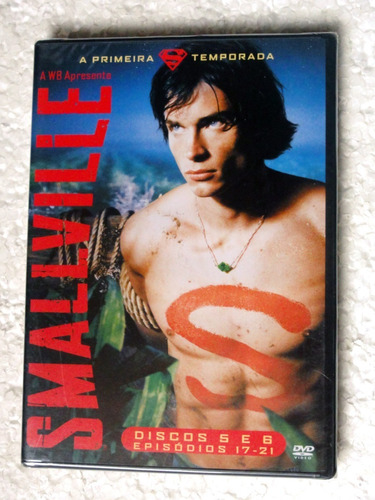 Dvd Smallville A Primeira Temp. Ep. 17-21 Discos 5 E 6 Novo!