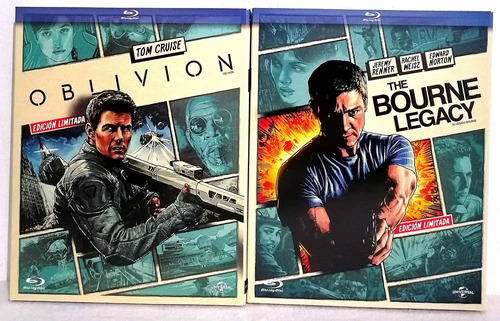 Oblivion Y The Bourne Legacy 2 Peliculas En Blu-ray Original