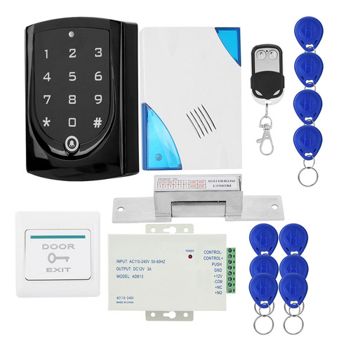 Kit De Control De Acceso: Sistema De Puertas, Botón Remoto S