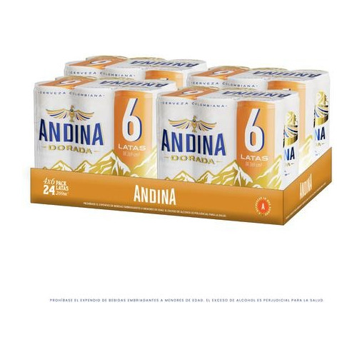 Andina Cerveza Lager 24u /269ml