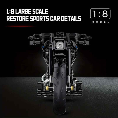 Bloques De Construcción Motocicleta Armable Harley Modelo