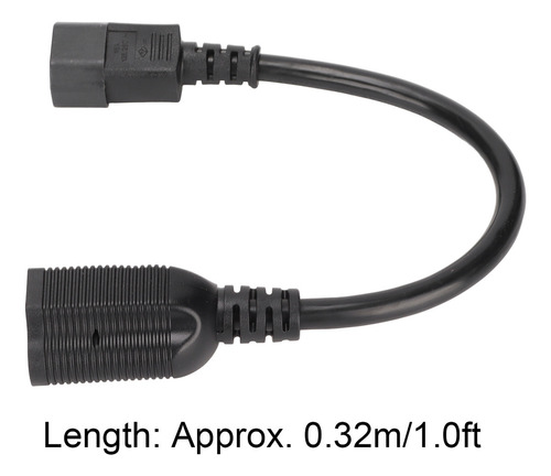 Cable De Extensión De Alimentación De Computadora Iec320 C14